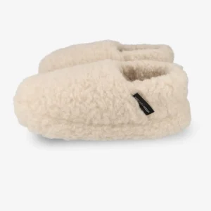 Hjemmesko i merinould – Beige