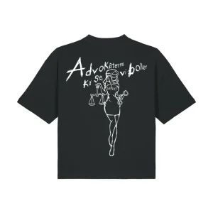 Advokaterne kan se vi boller, Kvinde Boxfit T-shirt - Sort