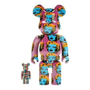 Bearbrick Andy Warhol Marilyn Monroe #2 100% & 400% Set